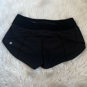 black lulu lemon shorts